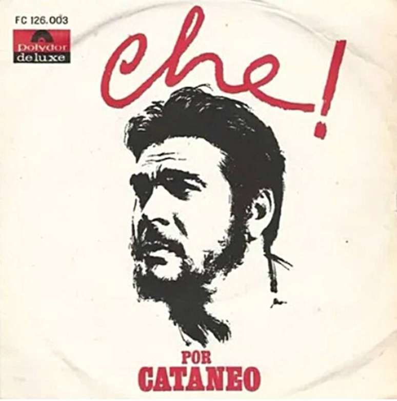 Capa disco 'Che!', do cantor mexicano Cataneo e que, em 1968, foi confundido pelos militares como sendo Caetano Veloso