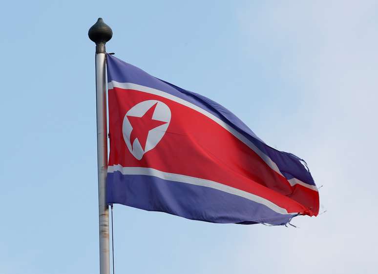 Bandeira da Coreia do Norte