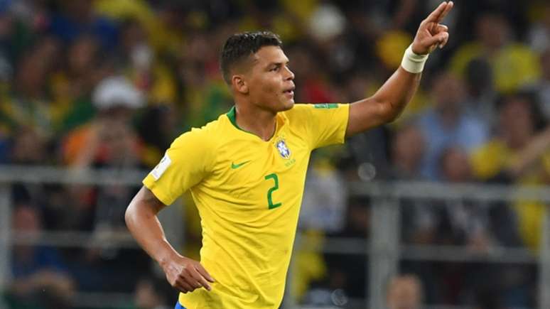 Thiago Silva chegou ao número de 123 convocações para a Seleção Brasileira (Foto:AFP)