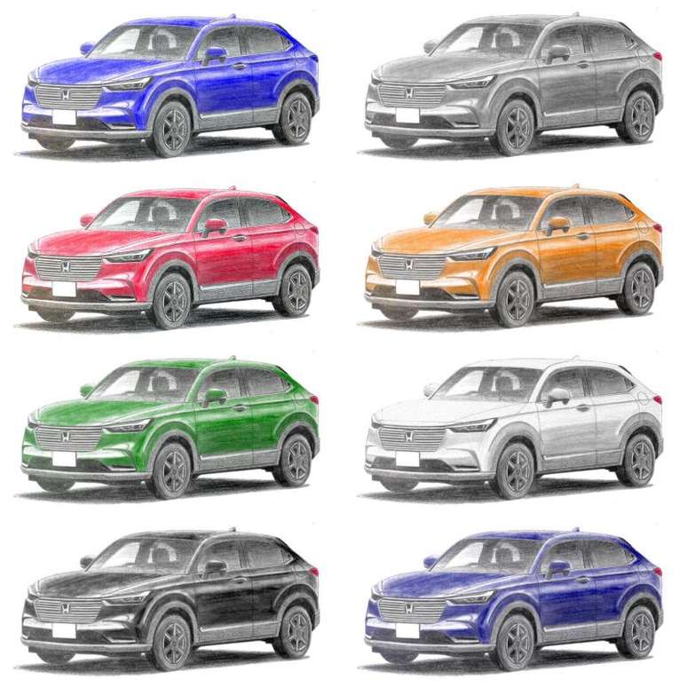 Mr. Kuruma fez o carro em todas as cores em que &eacute; vendido no Jap&atilde;o, mas nem todas v&ecirc;m para o Brasil.