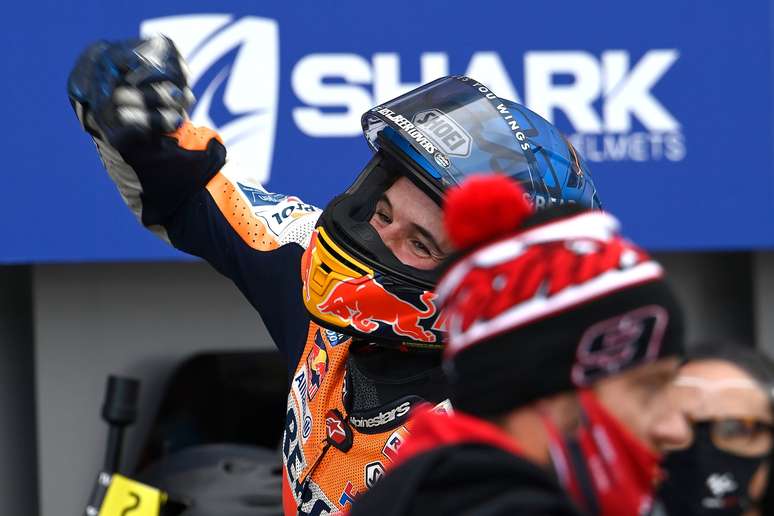 &Aacute;lex M&aacute;rquez conquistou em Le Mans o primeiro p&oacute;dio na MotoGP 