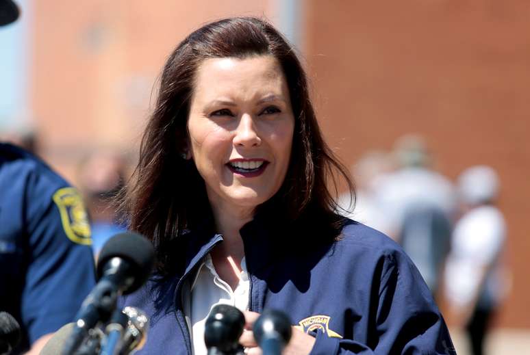 Governadora de Michigan, Gretchen Whitmer
20/05/2020
REUTERS/Rebecca Cook