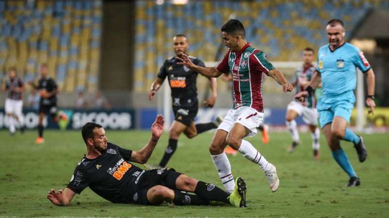 Fluminense e Atlético-MG em confronto pelo Brasileirão de 2019 (Foto: Lucas Merçon/Fluminense FC)