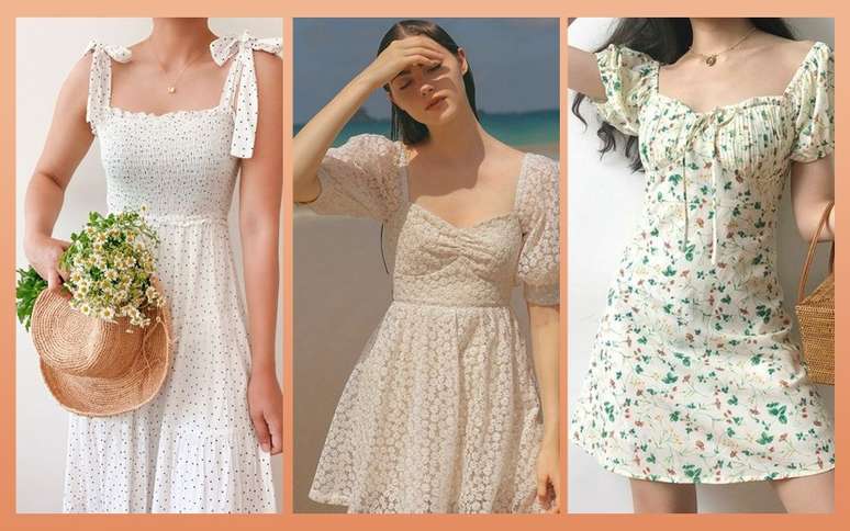 Vestidos delicados clearance e romanticos