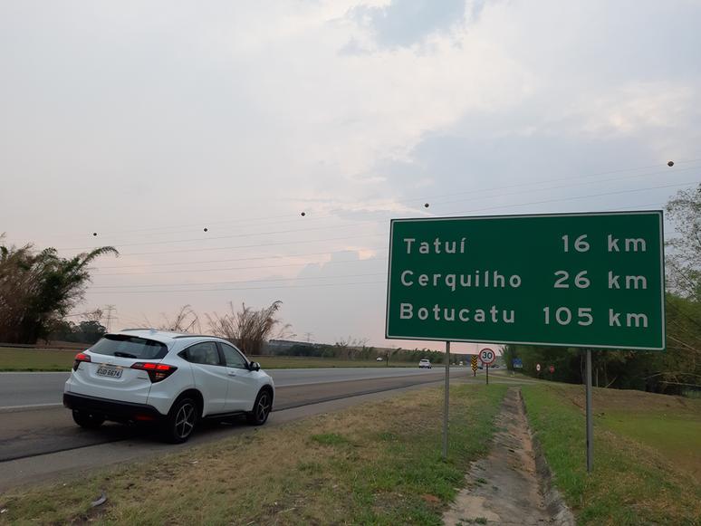 Rodamos mais de 1.200 km com o Honda HR-V Touring ele teve desempenho brilhante.