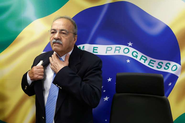 Senador Chico Rodrigues durante reunião com deputado federal Eduardo Bolsonaro em Brasília
09/08/2019
REUTERS/Adriano Machado