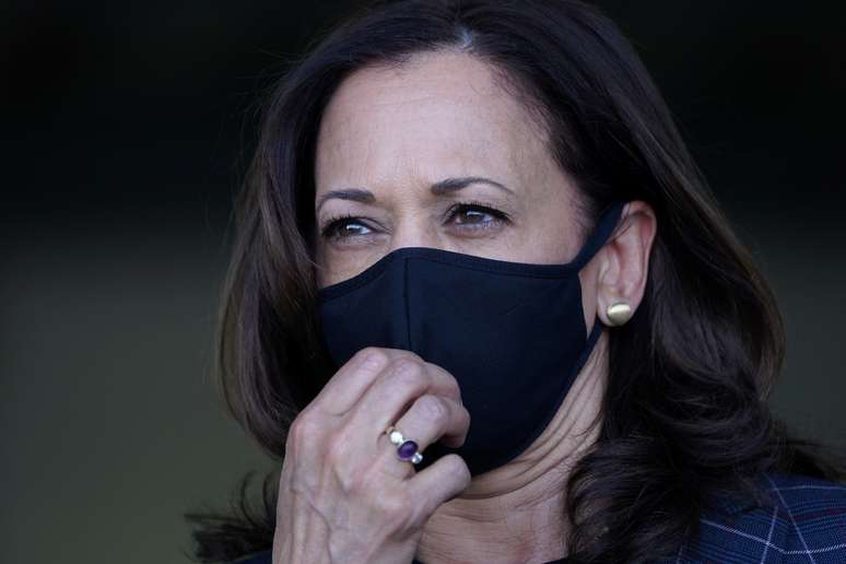 Senadora Kamala Harris, candidata democrata a vice-presidente
08/10/2020
REUTERS/Kevin Lamarque