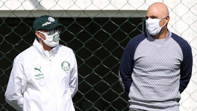 Luxemburgo foi o sexto comandante do Palmeiras com Galiotte no comando (Foto: Agência Palmeiras/Divulgação)