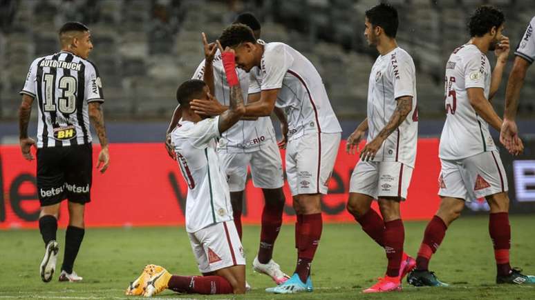 Caio Paulista marcou um golaço ainda no primeiro tempo para o Flu (Foto: LUCAS MERÇON / FLUMINENSE F.C.)