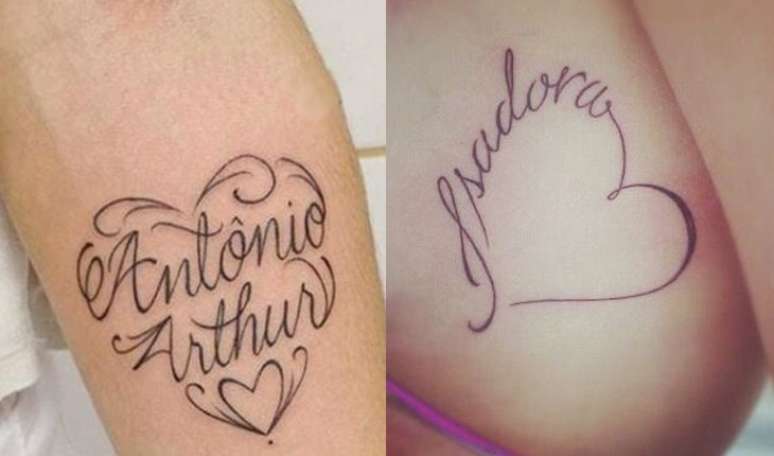 Tatuagem com nome de filho: 20 ideias lindas para te inspirar