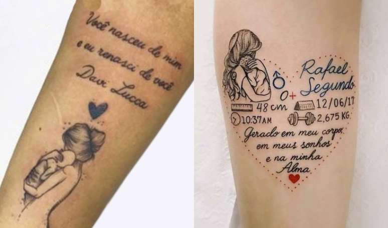 Tatuagem com o nome do filho: 18 ideias incríveis para se inspirar