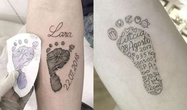 Tatuagem com o nome do filho: 18 ideias incríveis para se inspirar