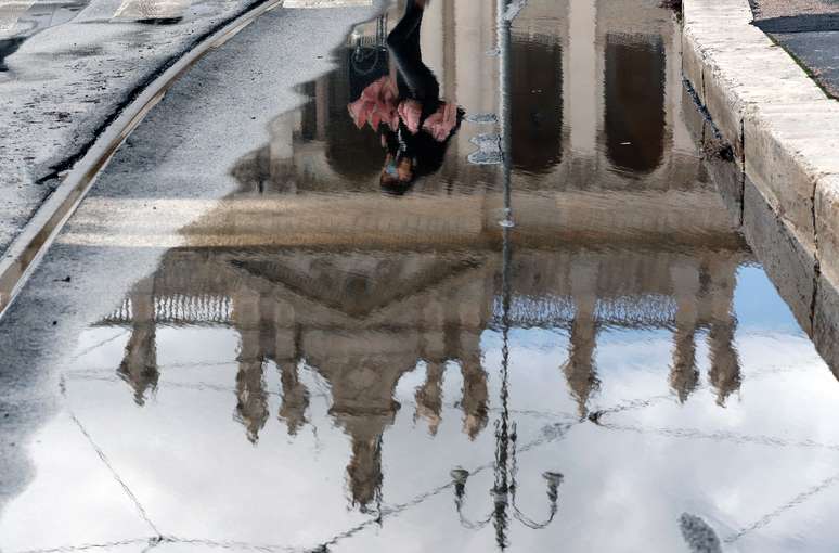 Basílica San Giovanni in Laterano, Roma
 16/10/2020. REUTERS/Yara Nardi