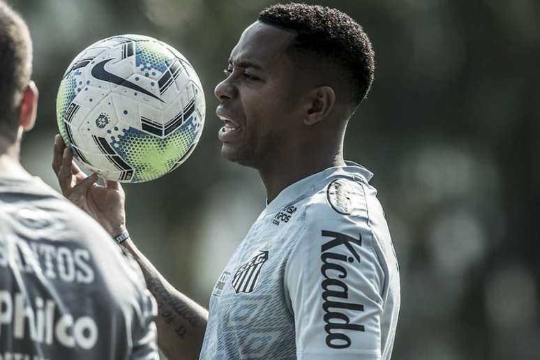 Robinho desabafou com amigo em áudio vazado e criticou a Rede Globo (Foto: Ivan Storti/Santos FC)