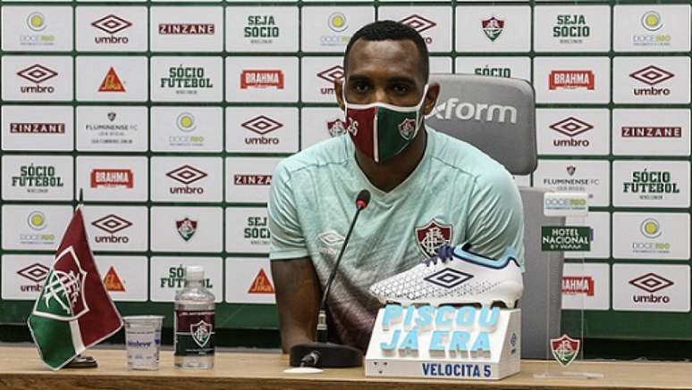 Digão, durante entrevista coletiva no CT Carlos Castilho (Foto: Lucas Merçon/Fluminense FC)
