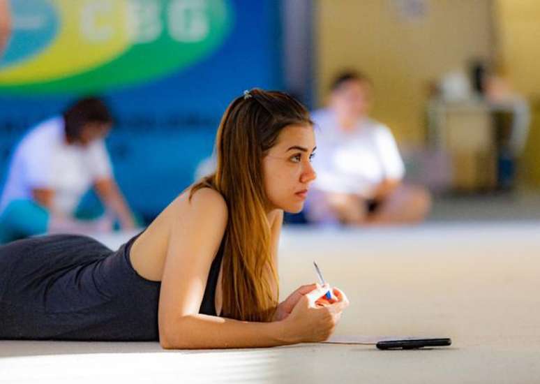 Ana Paula Scheffer representou a Seleção Brasileira de ginástica rítmica e era treinadora (Foto: Emanuel Rocha)