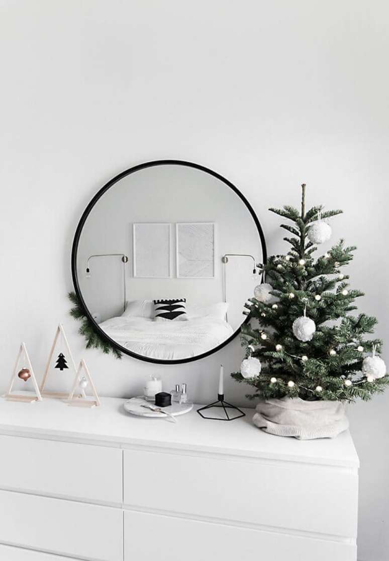 42. Ideias para decora&ccedil;&atilde;o de Natal moderna e minimalista &ndash; Foto: Homey Oh My