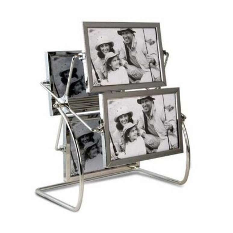 2. Porta retratos criativos girat&oacute;rio &ndash; Via: Pinterest