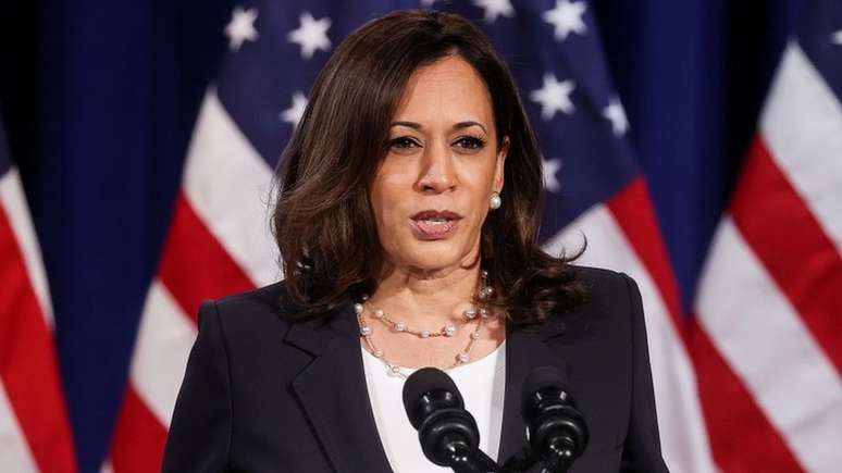 Kamala Harris é a primeira afro-americana a concorrer à Vice-Presidência por um dos dois grandes partidos dos Estados Unidos