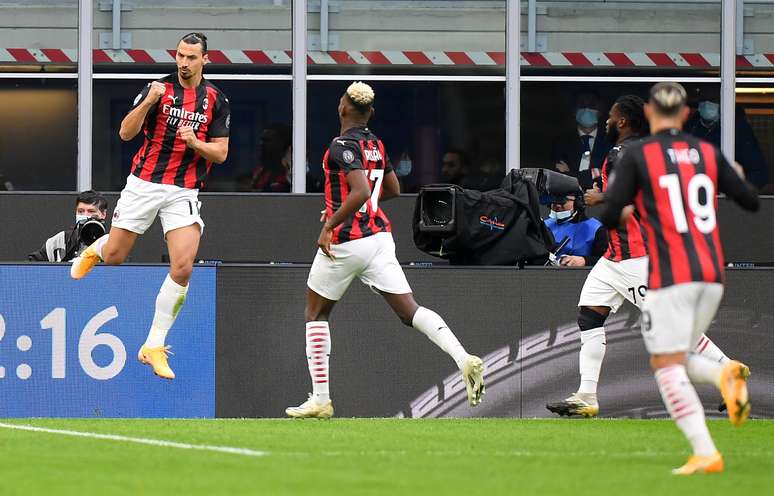  Ibrahimovic foi o grande nome da vitória do Milan