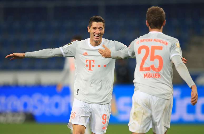 Lewandowski e Muller brilharam pelo Bayern de Munique