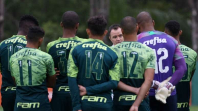 Andrey Lopes está invicto como técnico interino do Palmeiras (Foto: Cesar Greco/Palmeiras)