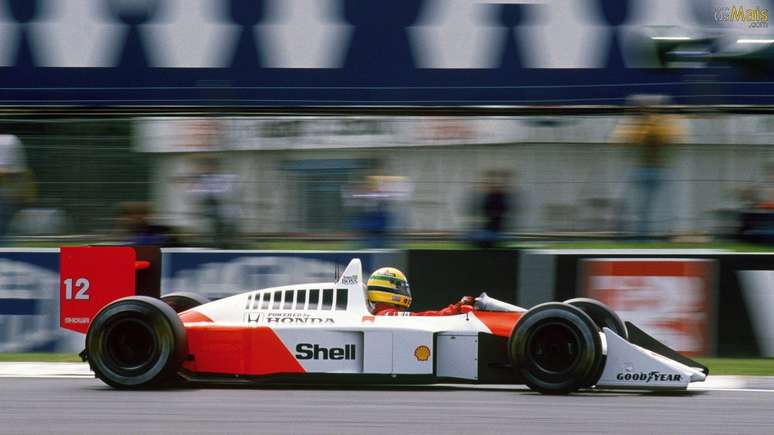 Ayrton Senna: somente quando sentou no McLaren Honda MP4/4 conseguiu disputar o título.