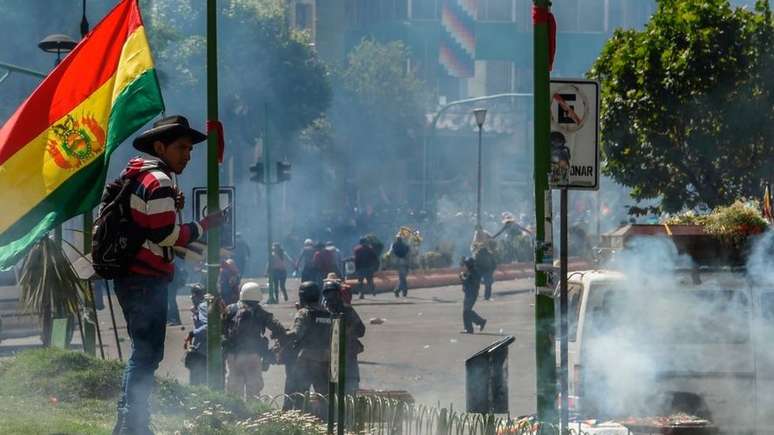 A Bolivia teve muitos protestos populares no último ano