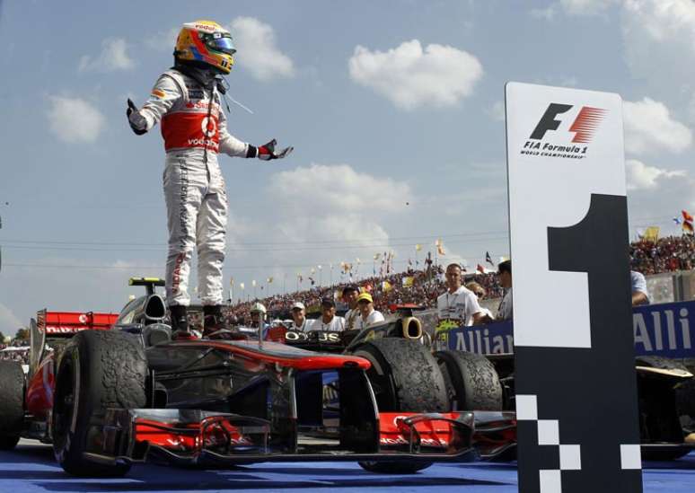 Lewis Hamilton teve grande passagem pela McLaren 