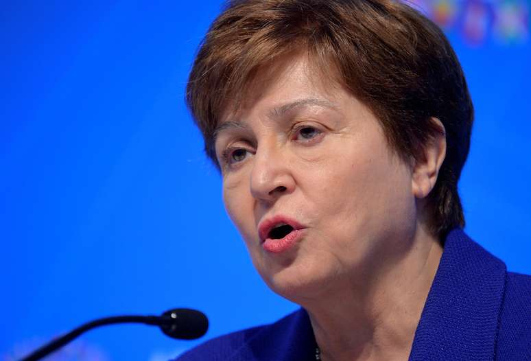 A diretora-gerente do Fundo Monetário Internacional (FMI), Kristalina Georgieva. 19 de outubro de 2019. REUTERS/Mike Theiler