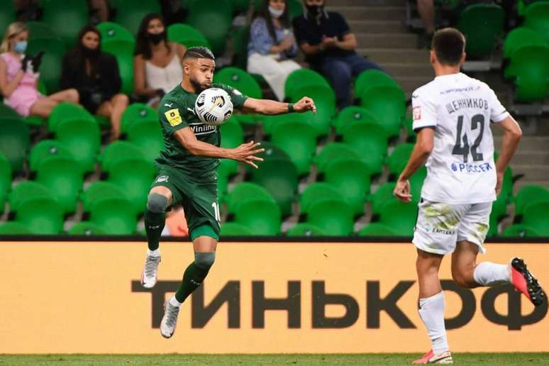 Wanderson em ação pelo Krasnodar (Foto: Divulgação / Krasnodar)