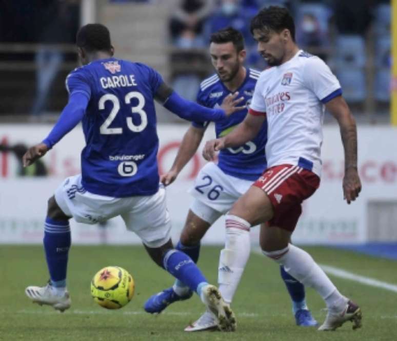 Paquetá fez sua estreia com a camisa 12 do Lyon (Foto: FREDERICK FLORIN / AFP)