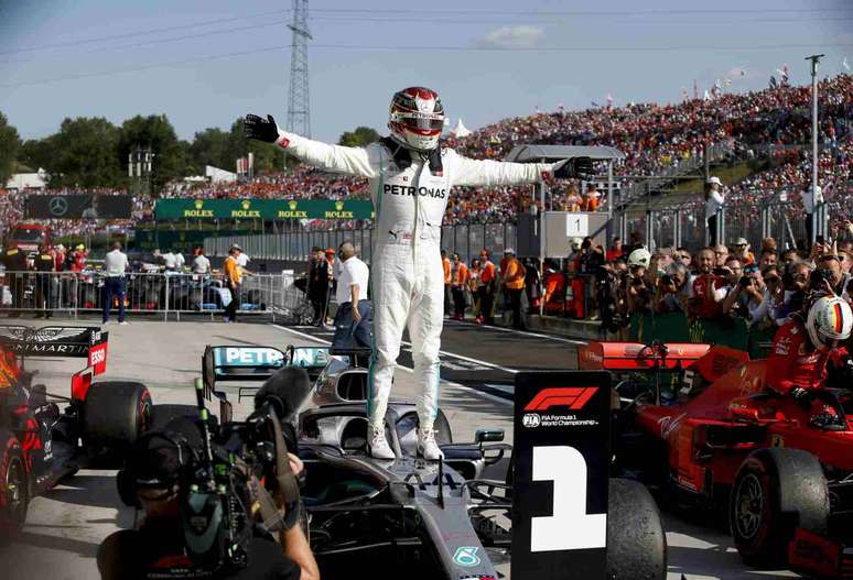 81 – Após uma sequência sem vitórias, Lewis Hamilton venceu o GP da Hungria de 2019 
