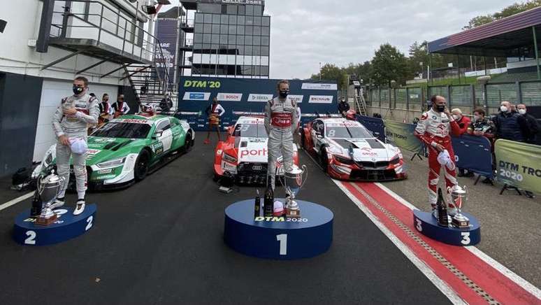 O p&oacute;dio de Zolder teve Robert Kubica 