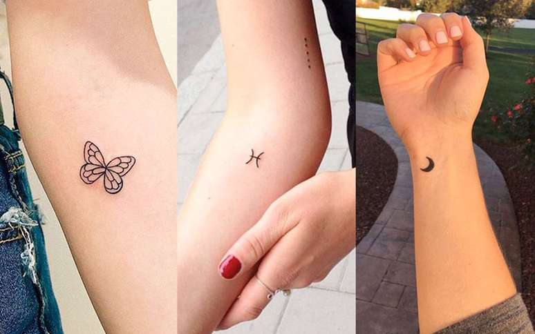 Tatuagens minimalistas: opções de desenhos para você se inspirar