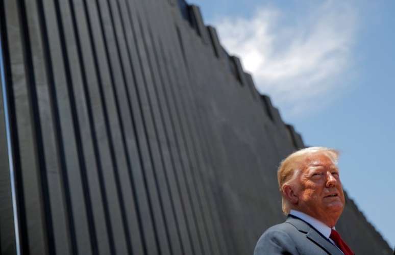 O muro contra imigrantes vindos do México foi uma das grandes promessas de Trump em 2016