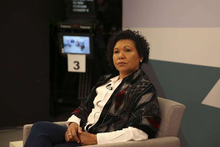 Vera Lúcia (PSTU) em entrevista à EBC nas eleições de 2018, quando foi candidata à Presidência da República