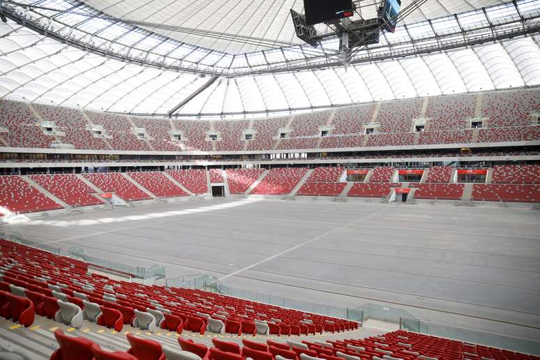 Vista do Estádio Nacional de Varsóvia, na Polônia
19/10/2020 Maciek Jazwiecki/Agencja Gazeta/via REUTERS 