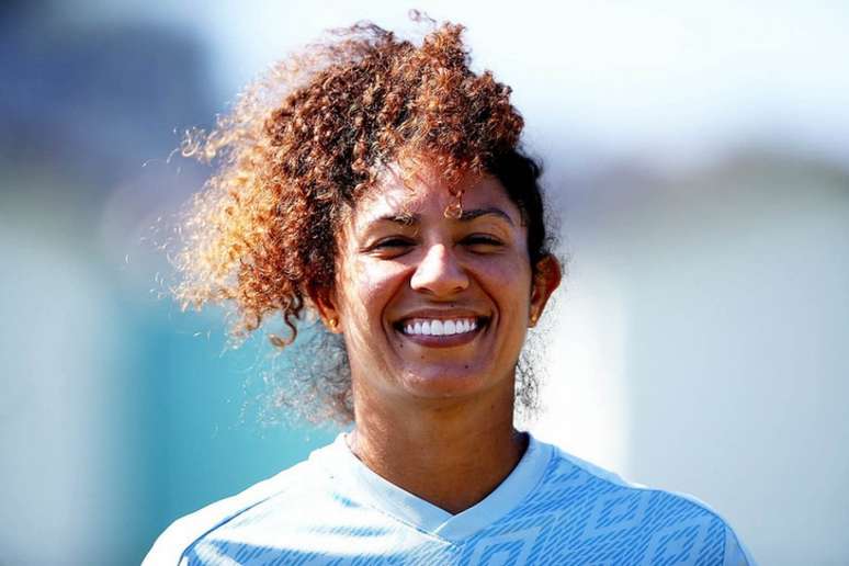 Cristiane está na sua terceira passagem pelas Serias da Vila (Foto: Pedro Ernesto Guerra Azevedo/Santos FC)