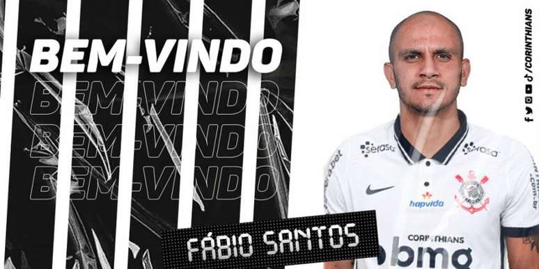 Fábio Santos foi anunciado nesta segunda-feira com contrato até dezembro de 2021 (Foto: Divulgação/Corinthians)