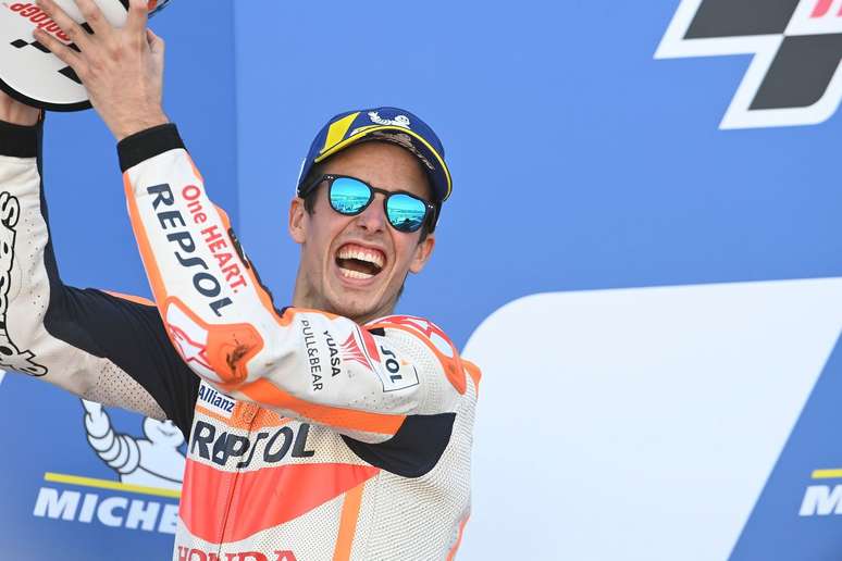 Álex Márquez conseguiu o segundo pódio na MotoGP 