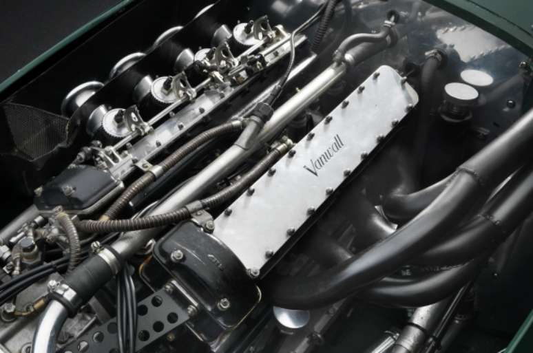 Motor da equipe inglesa era fabricado pela própria Vanwall, que utilizava um L4 de 2,m5 litros.