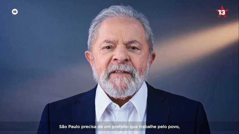 O ex-presidente Lula gravou programas para o candidato do PT em São Paulo, Jilmar Tatto