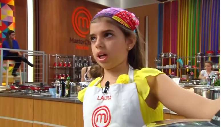 Laura esteve entre os participantes do 'MasterChef Júnior' em 2015  