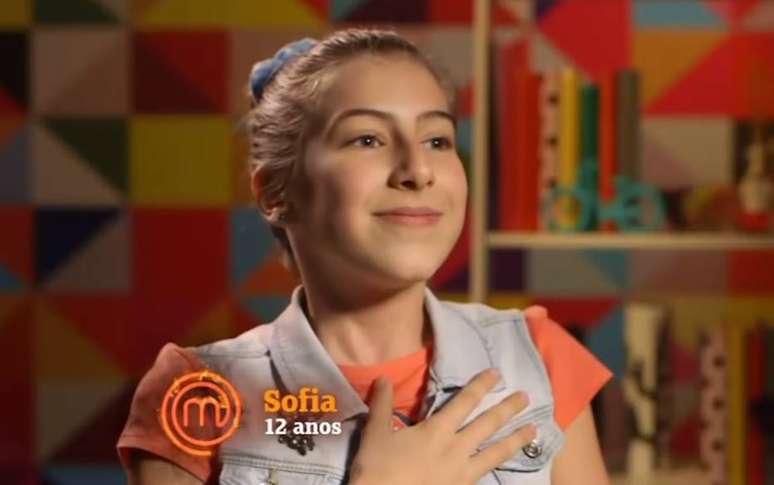 Sofia esteve entre os participantes do 'MasterChef Júnior' em 2015  