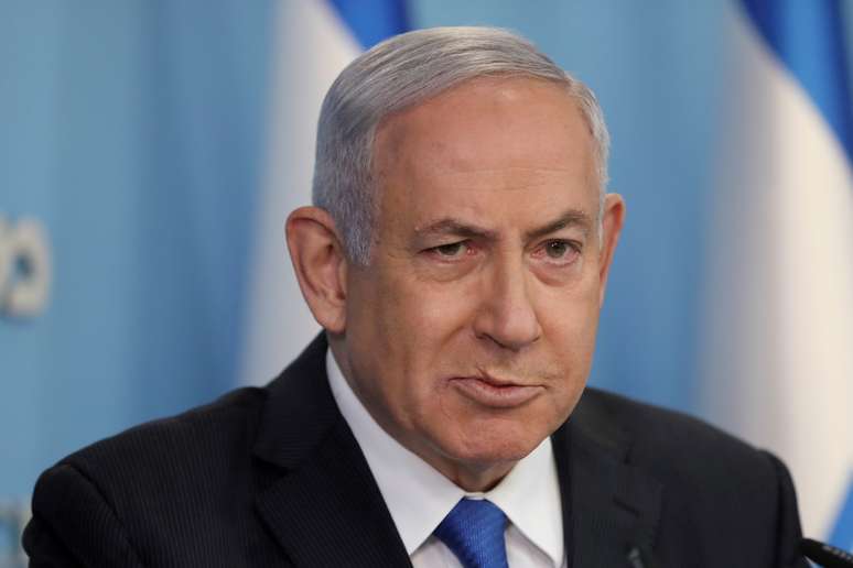 Primeiro-ministro de Israel, Benjamin Netanyahu 
13/08/2020
Abir Sultan /Pool via REUTERS