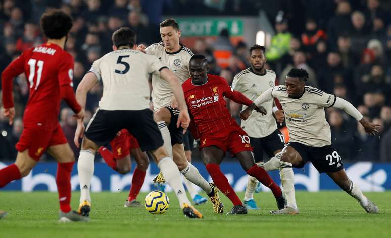 Partida entre Liverpool e Manchester United pelo Campeonato Inglês
19/01/2020 REUTERS/Phil Noble