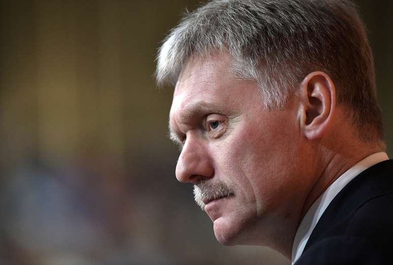 Dmitry Peskov, porta-voz do Kremlin, durante entrevista coletiva em Moscou
19/12/2019 Sputnik/Alexei Nikolsky/Kremlin via REUTERS