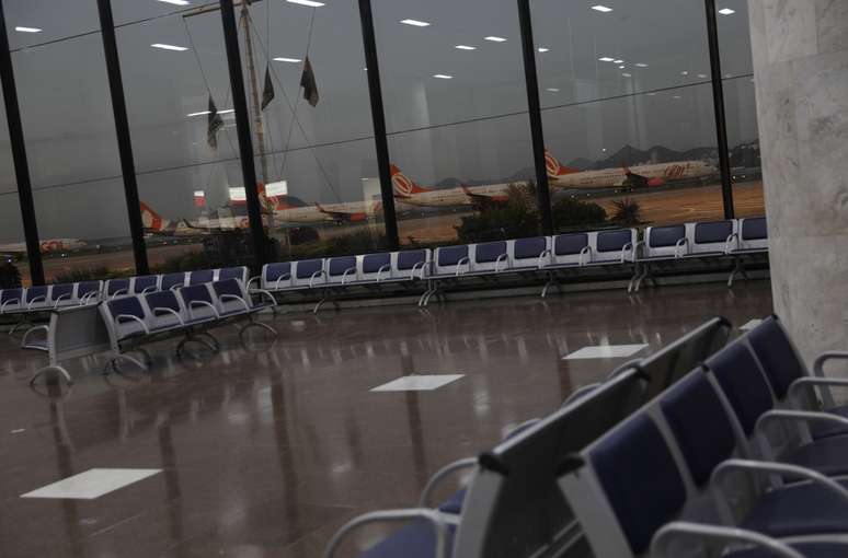 Área do aeroporto Santos Dumont, no Rio de Janeiro
20/05/2020
REUTERS/Ricardo Moraes