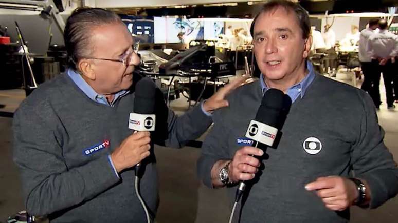 Galvão Bueno e Reginaldo Leme inclusive se tornaram a dupla mais conhecida do Brasil no assunto F1 